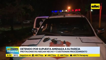 Un hombre detenido por supuesta amenaza a su pareja