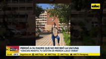 Perdió a su padre que no pudo recibir la vacuna