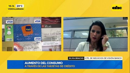 Aumento del consumo a través de las tarjetas de crédito