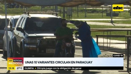 Unas 10 variantes de COVID 19 circulan en Paraguay