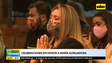Católicos celebran en honor a María Auxiliadora