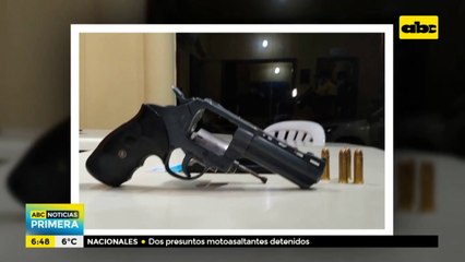 Dos motoasaltantes aprehendidos en San Lorenzo