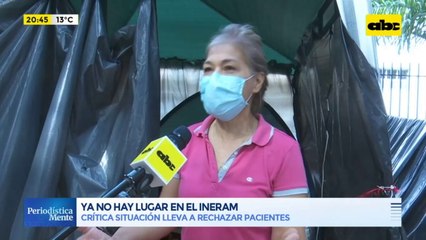 Crítica situación en el Ineram lleva a rechazar pacientes