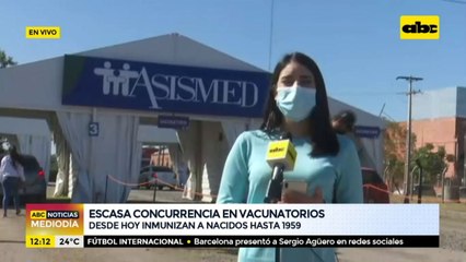 Escasa concurrencia en vacunatorio del Sanatorio La Costa
