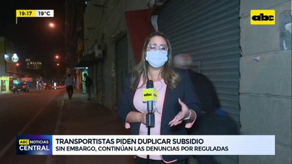 Pasajeros continúan denunciando regulada de buses