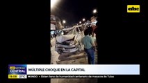 Múltiple choque sobre Avenida Eusebio Ayala