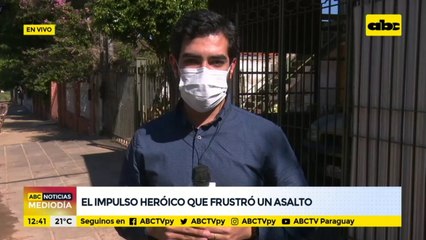 Habló el "héroe de la campera roja", quien frustró un asalto en Lambaré