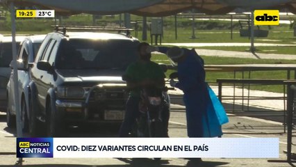 Covid-19: Diez variantes circulan en el país