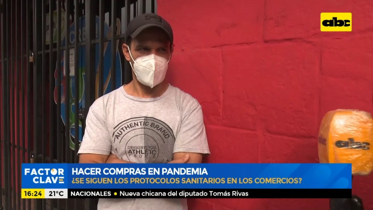 ¿Se sigue los protocolos sanitarios en los comercios?