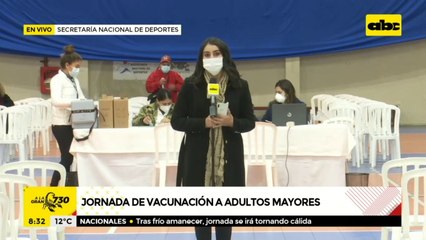 Poca afluencia de personas en el vacunatorio de la SND