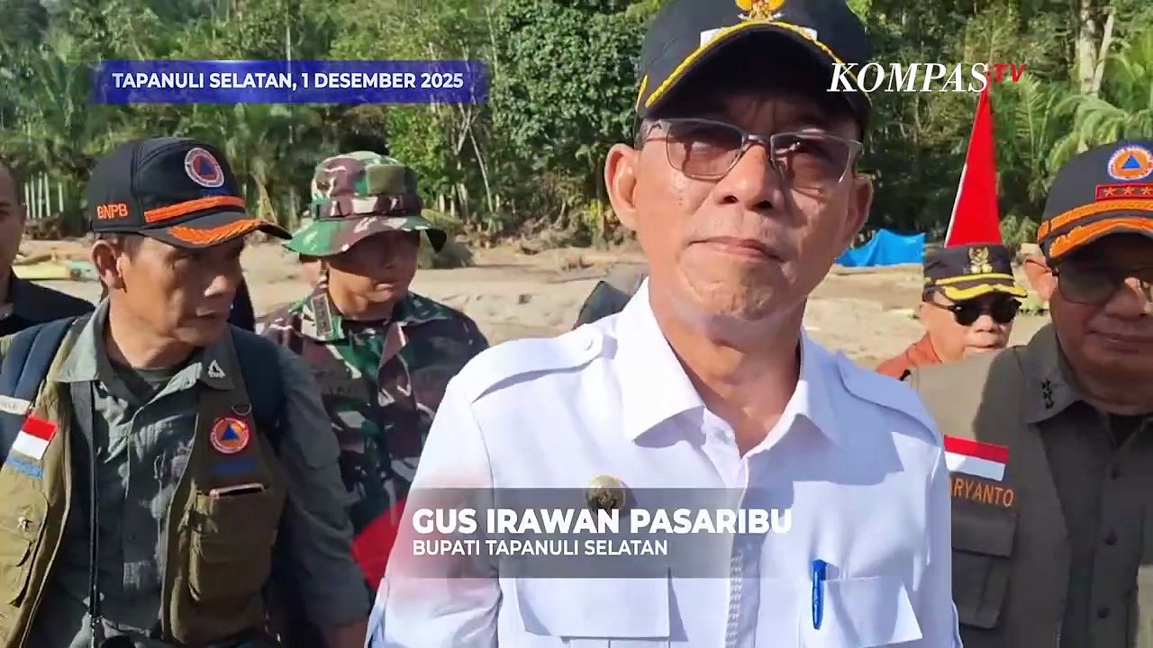 Bupati Tapanuli Selatan Buka Suara soal Kayu Gelondongan di Bencana Banjir-Longsor Sumatera
