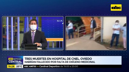 "Falla técnica" en provisión de oxigeno habría producido muertes en Hospital de Coronel Oviedo