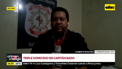 Sicarios acribillan a tres hombres en Capitán Bado