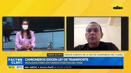 Camioneros exigen ley de transporte