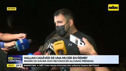 Forense confirma que cuerpo encontrado es de Isaura Bogado