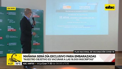 Desde el lunes personas con 52 años o más podrán vacunarse