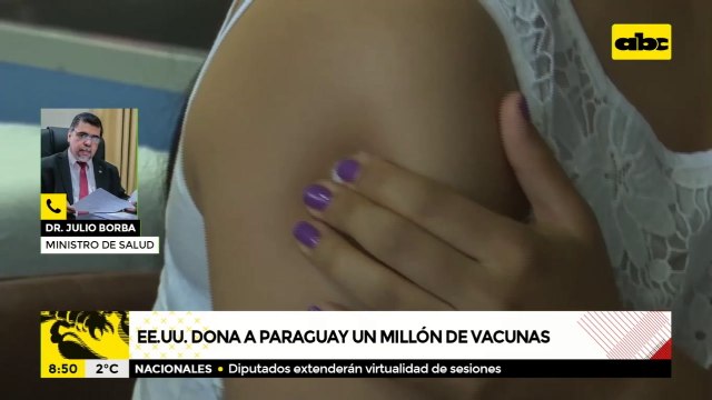 Aproximadamente 2.750.000 dosis de vacunas llegarían en el mes de julio