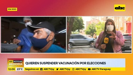 Quieren suspender vacunación por elecciones internas