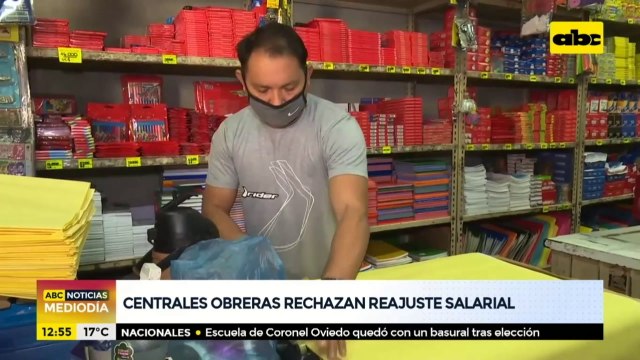 Centrales obreras rechazan reajuste salarial