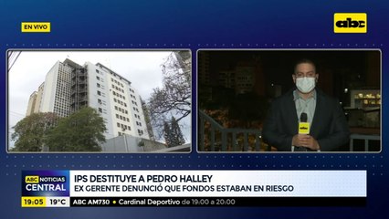 IPS destituye a Pedro Halley