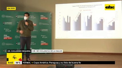 Casi todo el país está en alerta máxima, según Sequera