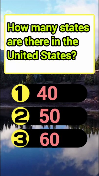 General knowledge questions about (America) / learning video