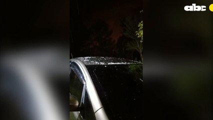 "Graupel", fenómeno registrado en Encarnación