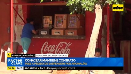 Conajzar mantiene contrato pese a pedido de suspensión por anomalías