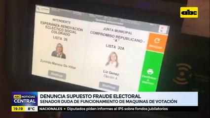 Denuncia supuesto fraude electoral