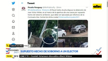 Fiscalía dispone la detención de presunto “compravotos”