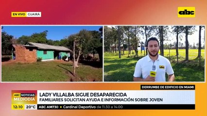 Derrumbe en Miami: Familiares de joven solicitan ayuda e información