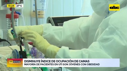 Disminuye índice de ocupación de camas de internación