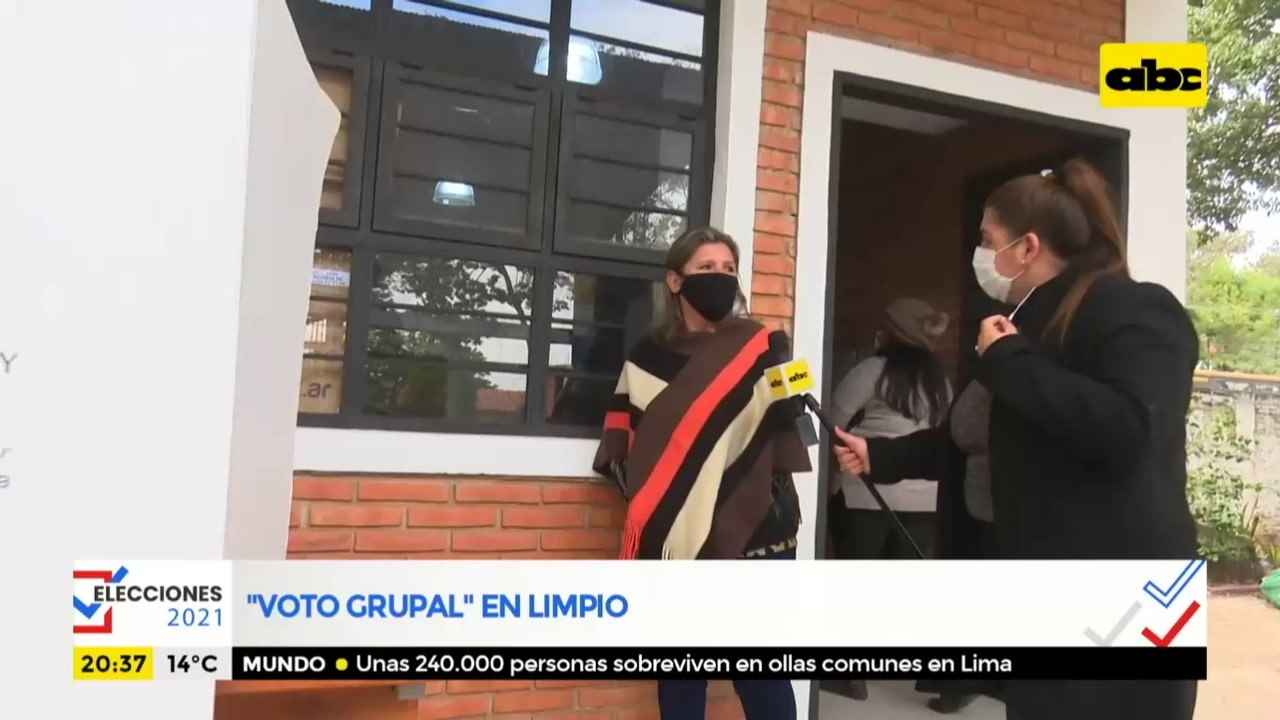 "Voto grupal" en Limpio