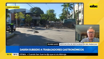 Darán subsidio a trabajadores gastronómicos