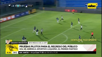 "No hace falta ser socio de un club para inscribirse a la prueba de retorno a las canchas"