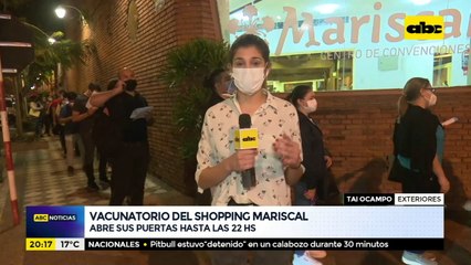 Vacunatorio del Shopping Mariscal