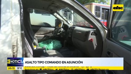 Asalto tipo comando en Asunción