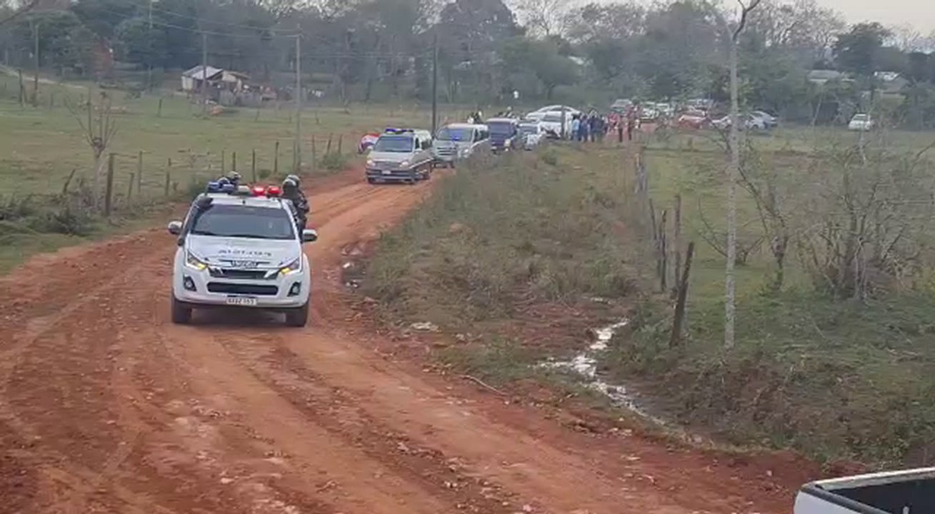 Restos mortales de Leidy Luna llegan a su pueblo natal, Eugenio A. Garay, departamento de Guairá.