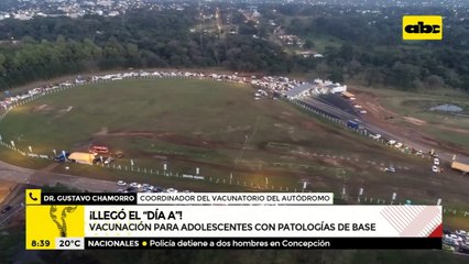 Ex Aratirí sigue vacunando a mayores de 20