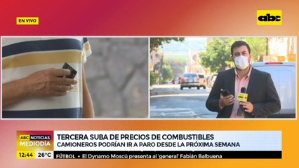 Camioneros podrían ir a paro por aumento del precio de los combustibles