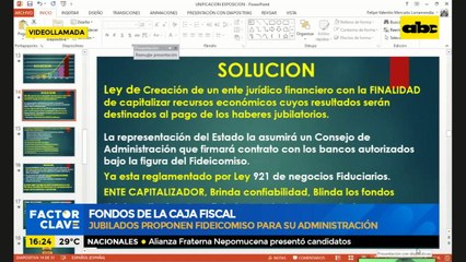 Jubilados proponen fideicomiso para administrar fondos de la Caja Fiscal