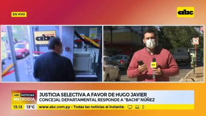 Justicia selectiva, "a favor de Hugo Javier"