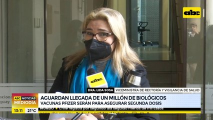 Aguardan llegada de un millón de vacunas