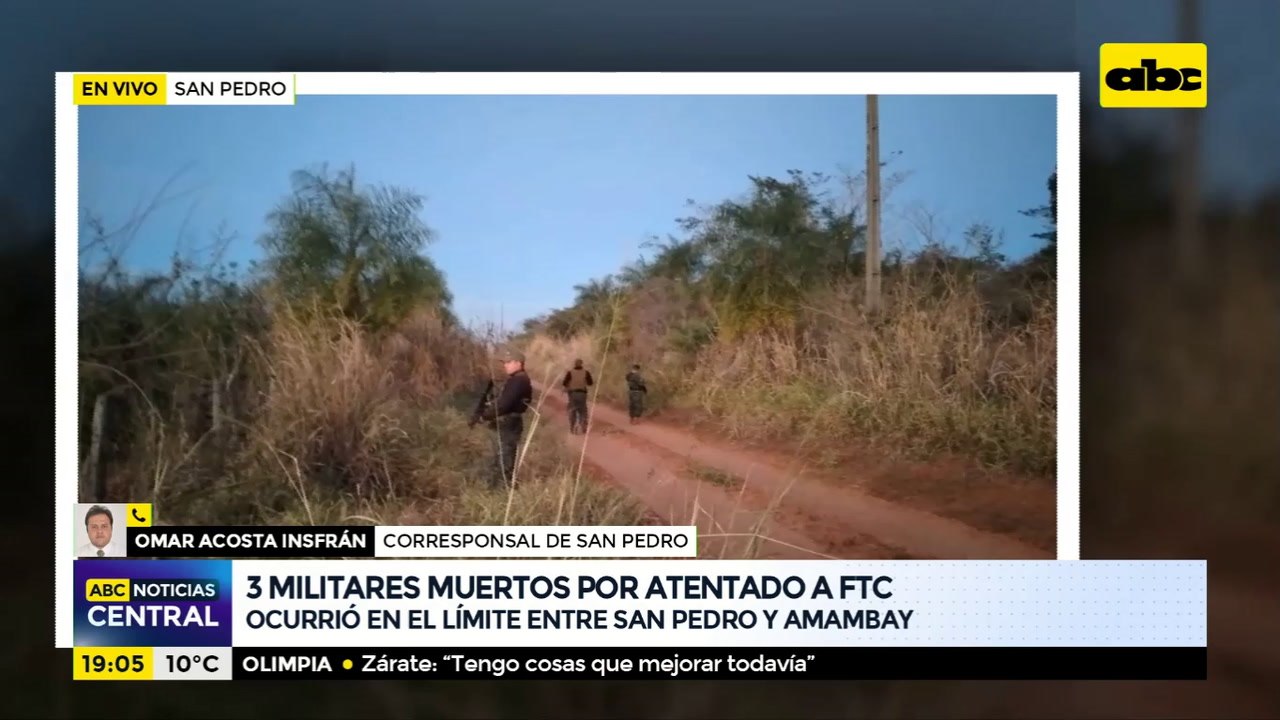 3 militares muertos por atentado a FTC