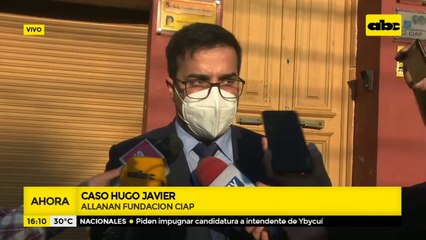 Caso Hugo Javier: Fiscalía interviene fundación CIAP