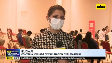 ¡El día A!: Continúa jornada de vacunación en el Mariscal