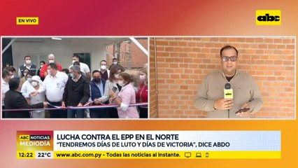 Mario Abdo habló de la lucha contra el EPP