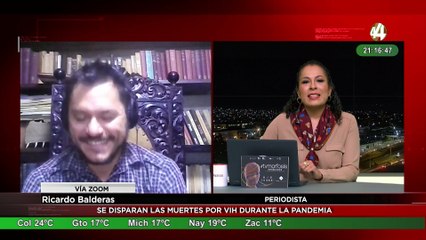 Ricardo Balderas habla sobre Se disparan muertes por VIH durante pandemia