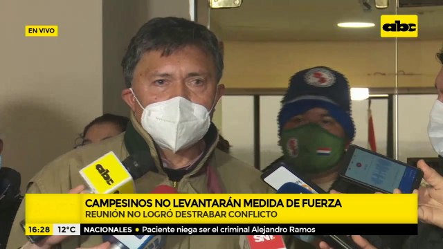 Campesinos no levantarán medida de fuerza