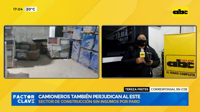 Camioneros también perjudican al este, sector construcción sin insumos por paro